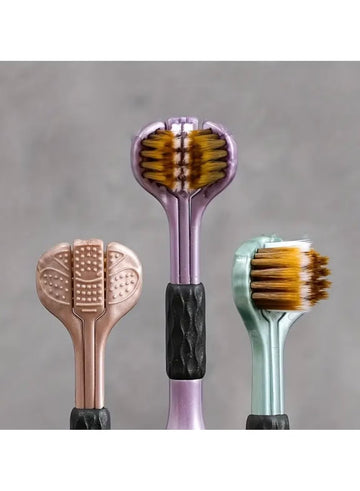 3-Sided Tooth Brush (Pack of 2)