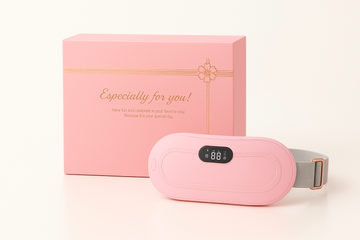 Premium Quality Period Cramp Relief Heating & Massager Belt Gift Boxing  ( Allow To Check Before Payment)