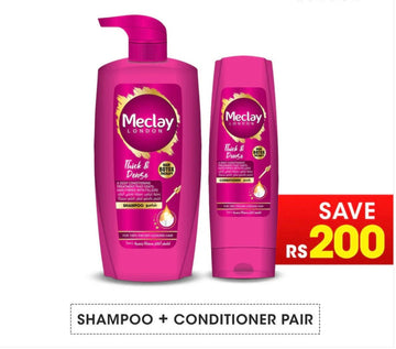 Meclay London Thick & Dense Shampoo 660ml + Conditioner Pair Box