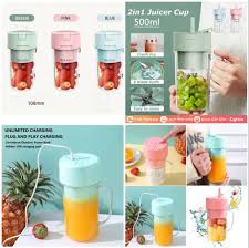 2 in 1 Straw Juicer Blender