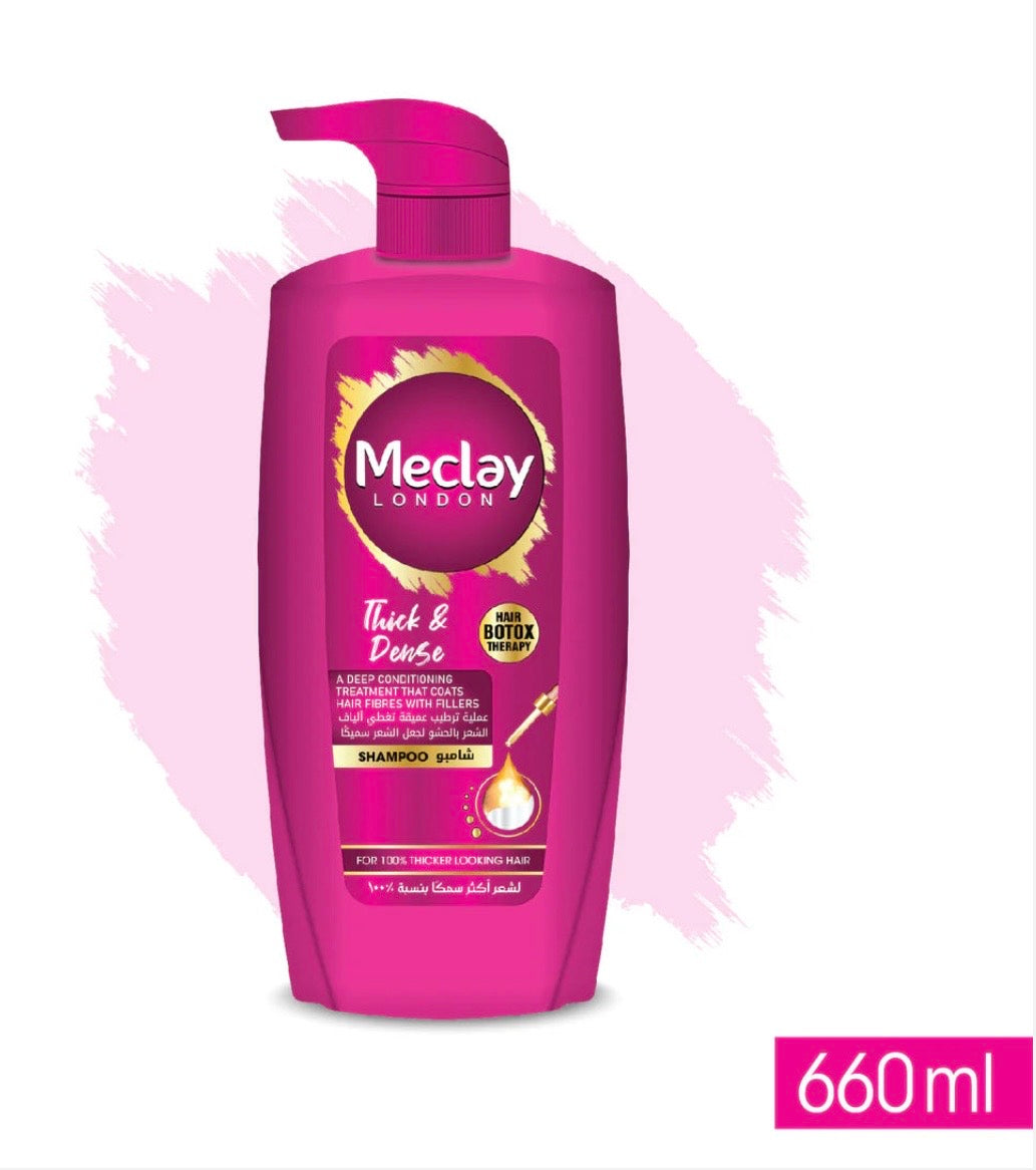 Meclay London Thick & Dense Shampoo 660ml + Conditioner Pair Box